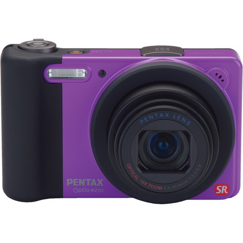 Pentax Optio RZ10 Digital Camera (Violet) 16861 B&H Photo Video