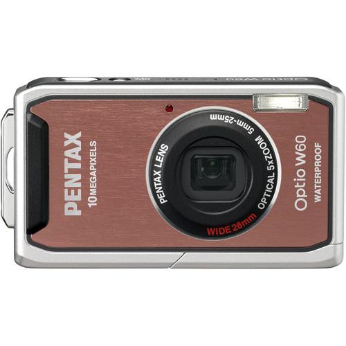 Pentax Optio W60 Digital Camera (Copper) 17271 B&H Photo Video