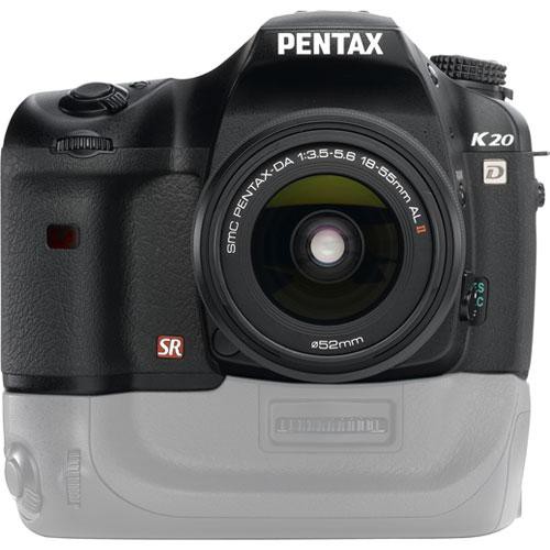 Pentax K20D SLR Digital Camera Kit with 18-55mm Lens 19411 B&H