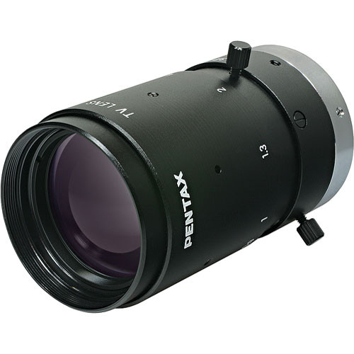 Pentax C37500KP 2/3" C Mount 75mm f/2.8 Lens with Manual Iris