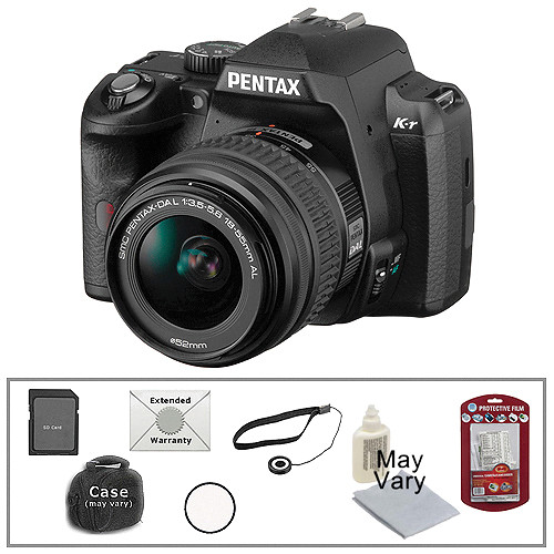 Pentax K-r Digital SLR Camera w/18-55mm Lens & Basic Accessory Kit (Black)