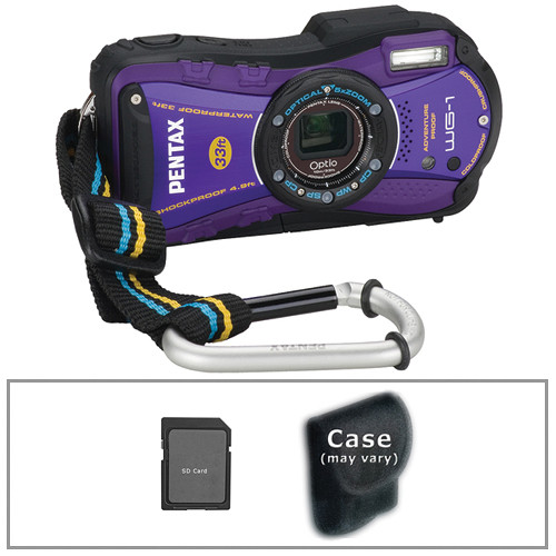 Pentax Optio WG-1 Digital Camera with Basic Accessory Kit