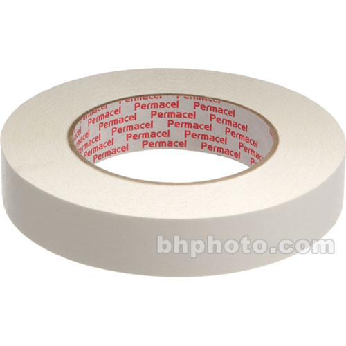 Permacel/Shurtape Paper Tape, White - 1" x 60 Yds