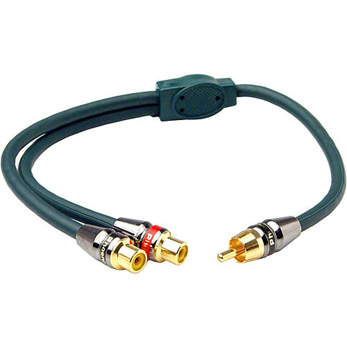 Phoenix Gold Gold Male RCA to 2 Female RCA Y-Cable - Pack of 5