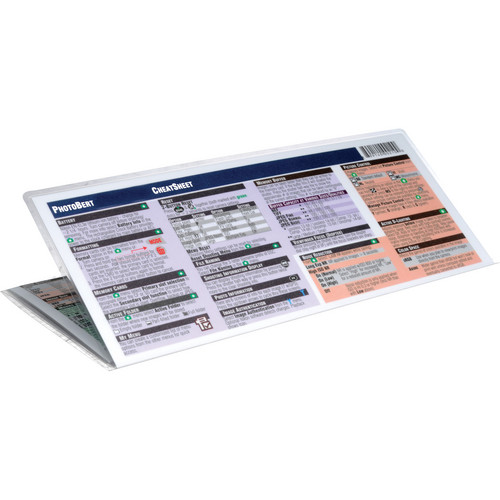 PhotoBert CheatSheet for Nikon D300S Digital SLR Camera