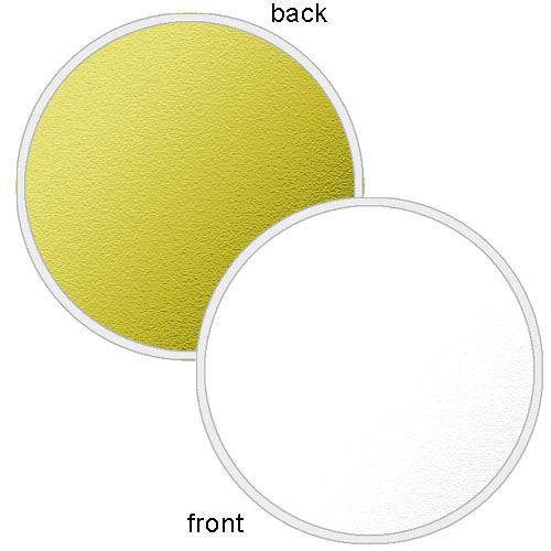 Photoflex LiteDisc White/Gold Collapsible Circular Reflector (42")