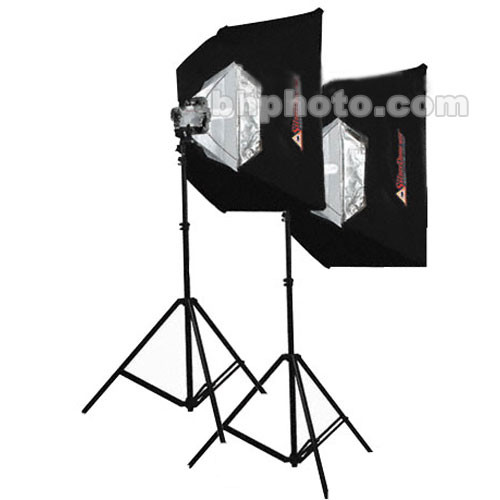 Photoflex 2-Starlite QL 2 SilverDome Softbox Light Kit (120VAC)