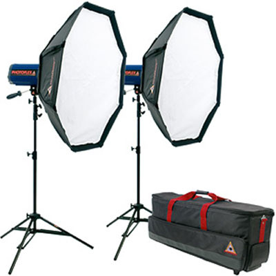 Photoflex StarFlash 650W/s Dual 3' OctoDome Kit with Case