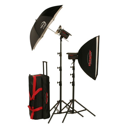 Photogenic 500W/s PowerLight Digital Travel Kit (120V)