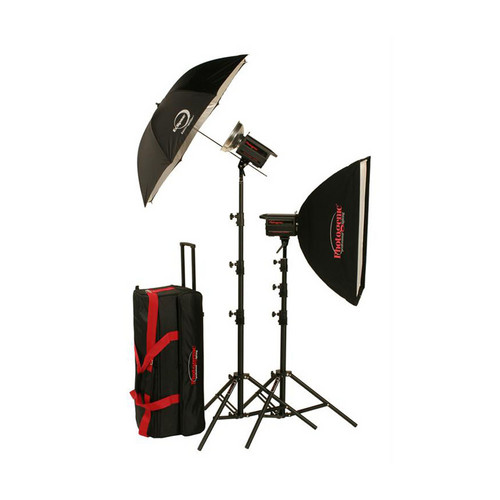 Photogenic 500W/s PowerLight Digital Travel Kit with PocketWizard (120V)