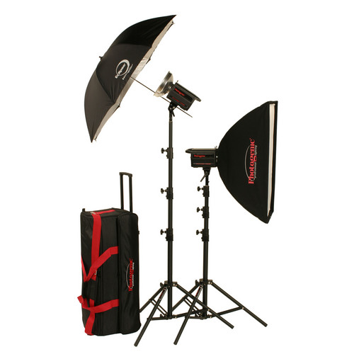 Photogenic 1,000W/s PowerLight Digital Travel Kit (120V)