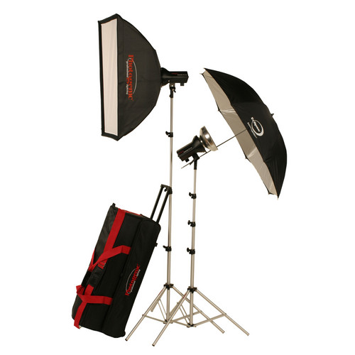Photogenic AKC645K 645W/s Basic Studio 2 Light Soft Box Kit (120 VAC)