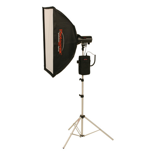 Photogenic AKC50BK 320W/s Travel Soft Box Kit with Battery (AC/DC)