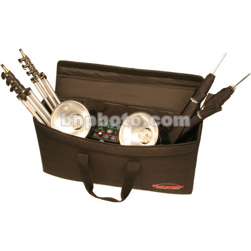 Photogenic PM8004 800 W/S 2 Head Kit, Stands, Case