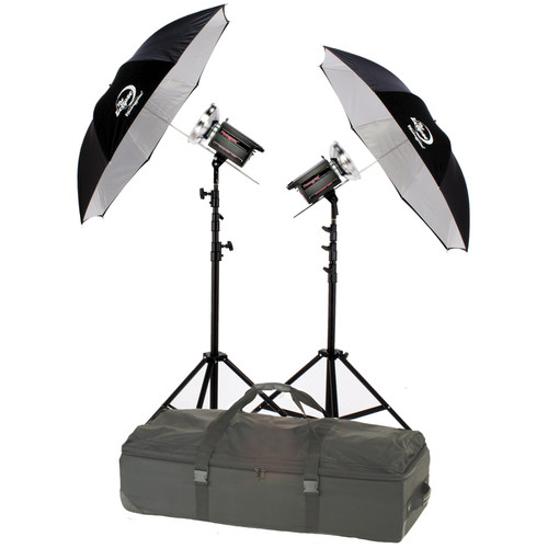 Photogenic 1000 Watt/Second, 2 Light Travel Kit (120V)