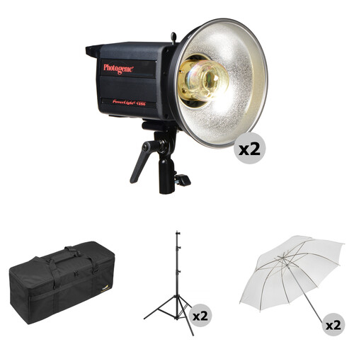 Photogenic PL1250C Two Powerlight Kit (120VAC)