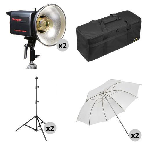 Photogenic PowerLight DR-UV Two Monolight Kit (120VAC)