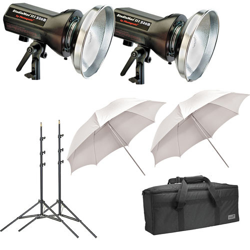 Photogenic StudioMax III Pro Light Kit (120V AC/12V DC)