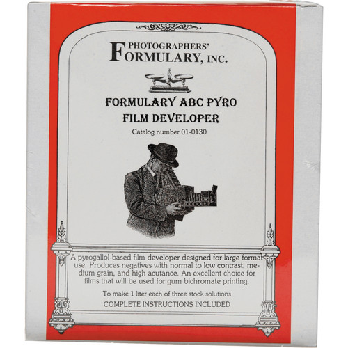 Photographers' Formulary ABC Pyro Developer for Black & White Film - Makes 2.5 Gallons