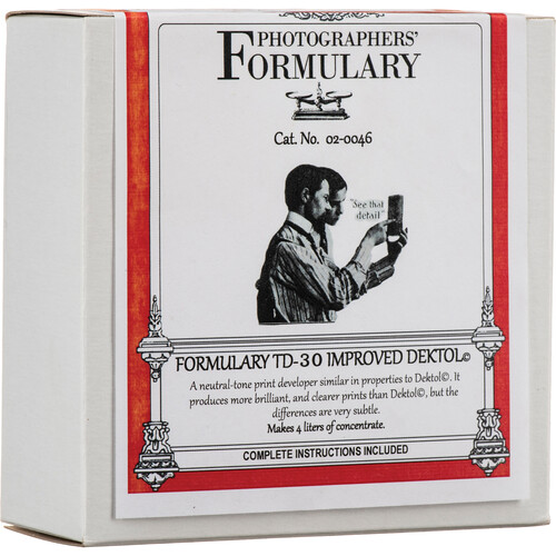 Photographers' Formulary TD-30 Developer for Black & White Paper