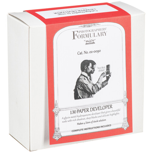 Photographers' Formulary 130 Developer for Black & White Paper (to Make 4 Liters)