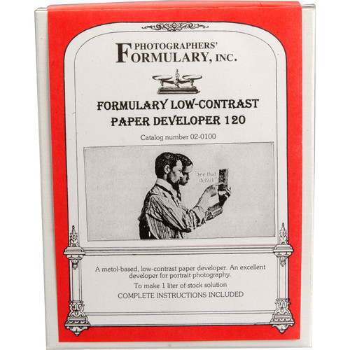 Photographers' Formulary 120 Developer for Black & White Paper - Makes 3 Liters