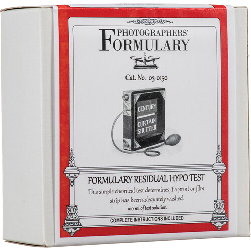 Photographers' Formulary Residual Hypo Test - 100ml