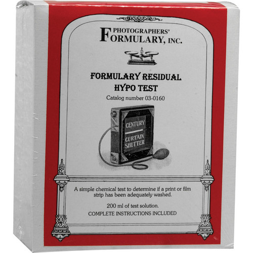 Photographers' Formulary Residual Hypo Test - 200ml