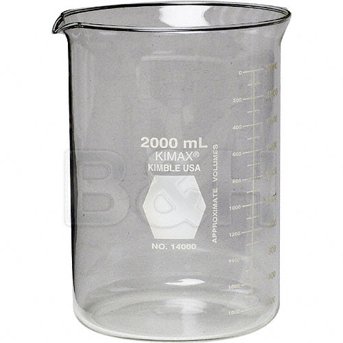 Photographers' Formulary Glass Beaker (2000ml) (Clear)