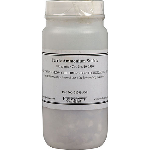 Photographers' Formulary Ferric Ammonium Sulfate - 100g