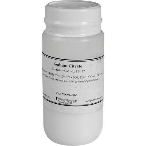 Photographers' Formulary Sodium Citrate - 100 Grams