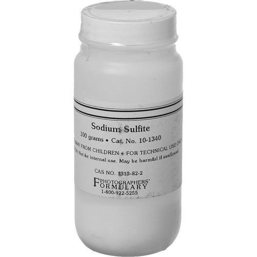Photographers' Formulary Sodium Sulfite (Anhydrous, 100g)