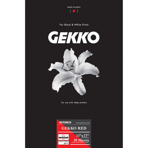 Pictorico GEKKO Red Inkjet Paper (11 x 17", 10 Sheets)
