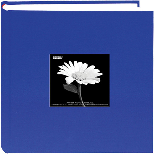 Pioneer Photo Albums DA200CBFS-CB Specialty Fabric Frame Bi-Directional Photo Album (Cobalt Blue)