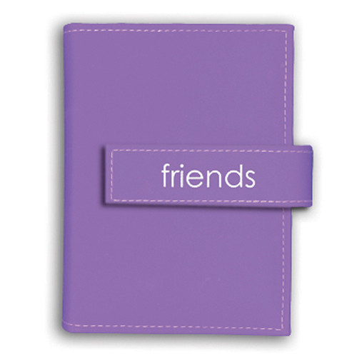 Pioneer Photo Albums EXP46-LF Expressions Embroidered Touch Fastened Photo Album (Lavender Friends)