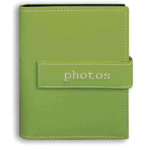 Pioneer Photo Albums EXP46-SGP Expressions Embroidered Touch Fastened Photo Album (Sage Green Photos)