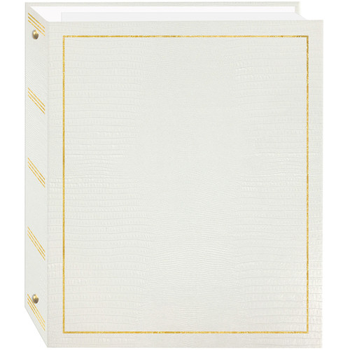 Pioneer Photo Albums Magnetic 3-Ring Album (White, 100 Pages)
