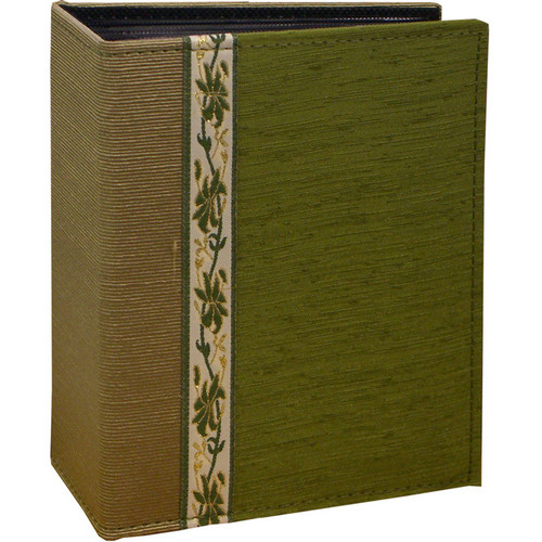 Pioneer Photo Albums TF4100-GN Tone-on Tone Fabric Photo Album (Green)