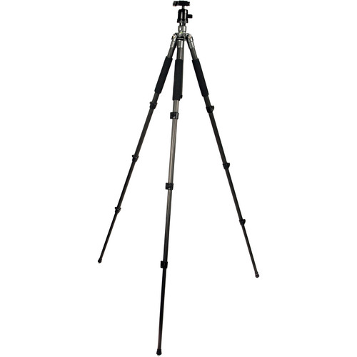 Polaroid 65" Ultra-Light Carbon Fiber Tripod with Ball Head (Black)
