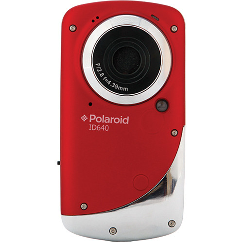 Polaroid iD640 HD Waterproof Pocket Video Camcorder ID640-RED