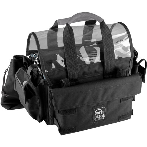 PortaBrace Audio Organizer Case (Black) AO-1.5XB B&H Photo Video