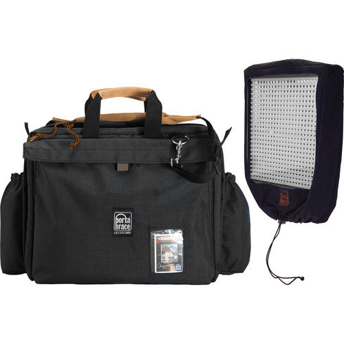 PortaBrace LPB-LED2 Carrying Case for Multiple Lite Panels 1X1 (Midnight Black)