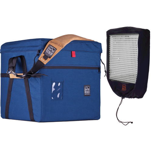 PortaBrace LP-LED4 Carrying Case for 4 Litepanels 1X1 Lights (Signature Blue)