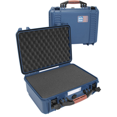 PortaBrace PB-2400F Hard Case with Foam (Blue)