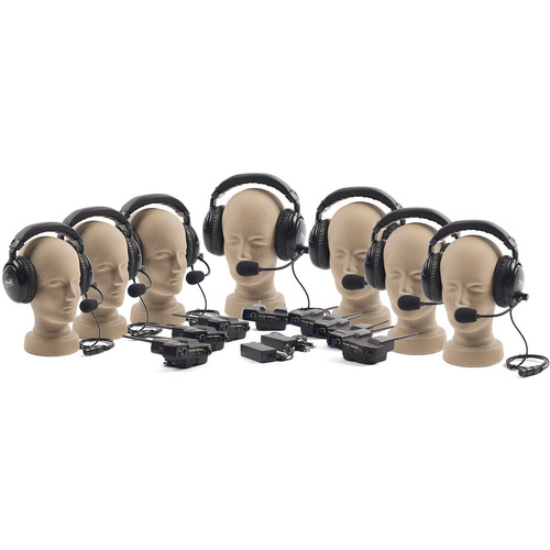 PortaCom PRO-70 7-User ProLink Dual-Ear Wireless Beltpack Intercom System