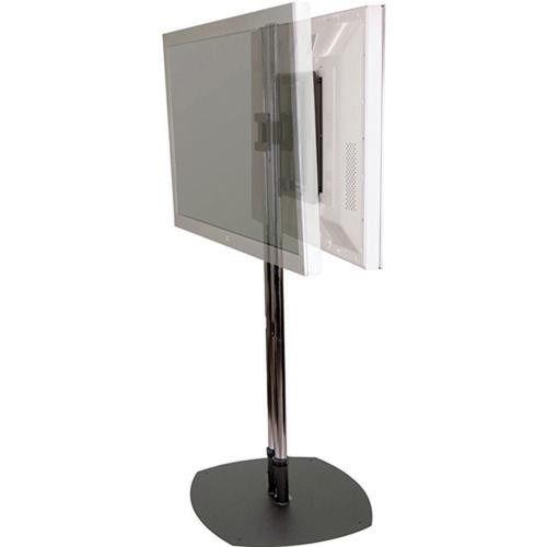 Premier Mounts Dual Floor Stand w/72" Black Poles (PSD-CS72B)