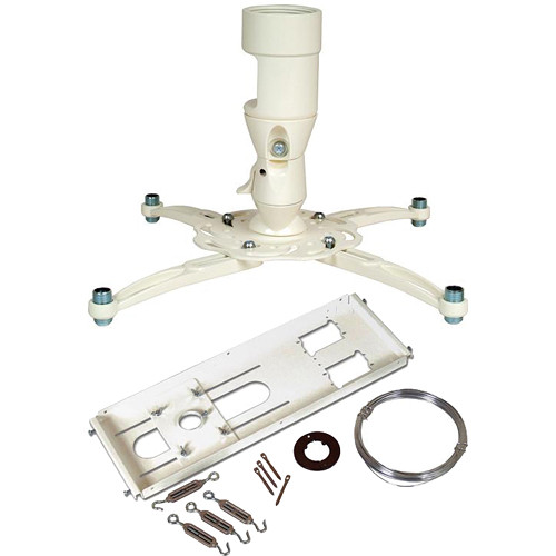 Premier Mounts MAG-FCTAW Universal Projector Mount and False Ceiling Adapter (White)