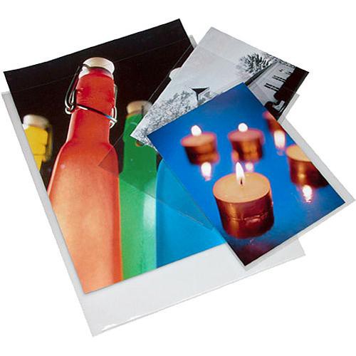 Print File Polypropylene Presentation Pocket (10 x 15", 25-Pack)