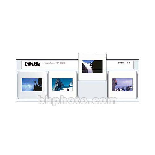 Print File Archival Storage Page for Slides (w/o Holes), 35mm - 100 Pack