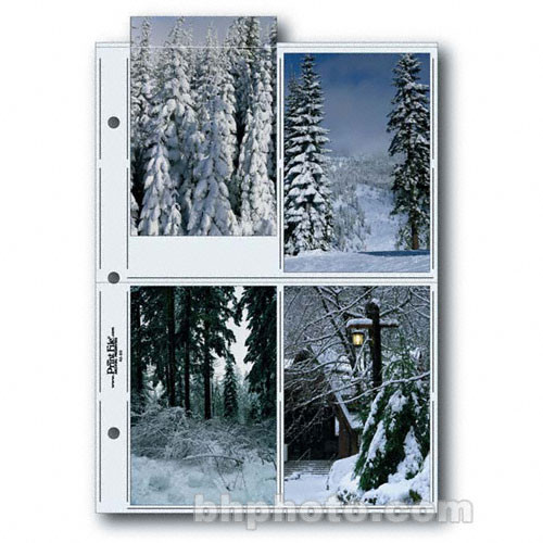 Print File Premium Series-G Archival Storage Page for Prints, 4x6" - 25 Pack